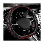 Zndaw Car Steering Wheel Cover, 15 Inch Leather D-shaped Red. Fixed Price $21.04.