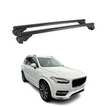 For Volvo XC90 2016-2026 Omac 76079696929LB Black Raised Roof Rails Cross Bars. Fixed Price $129.99.