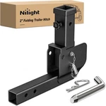 Trailer Hitch Folding Extender Mount Shank 16.54" Compatible With Wheelchair Car. Fixed Price $124.99.