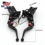 Cnc Motorcycle 7/8'' 22MM Black Clutch Brake Levers Master Cylinder Reservoir. Fixed Price $48.88.