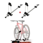 Bike Rack Mount Bicycle Carrier Lightweight Durable Aluminum Silver 2PCS. Fixed Price $259.99.