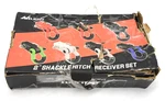 Nilight Shackle Hitch Receiver 2" 45000 Lbs Breaking Strength Black & Red. Fixed Price $44.06.