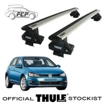 Thule Silver Wingbar Evo Roof Set Fit Vw Golf MK.7 Hatchback 13-20. Fixed Price $375.28.
