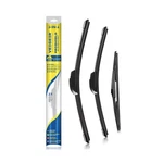 3 Pack Windshield Wiper Blades Compatible With Highlander 2008-2019 Front And.... Fixed Price $25.17.