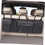 Hanging Trunk Organizer, Back Seat For Suv, Black. Fixed Price $43.56.