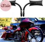 Black Sportster Mirrors For Harley Road King Street Electra Glide Dyn. Fixed Price $50.56.