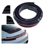 Car Rear Spoiler Roof Lip Kit, Rubber Trunk Trim Strip Bright Black. Fixed Price $19.60.