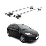 For Mazda 2006-2015 Omac G004380 Gray Raised Roof Rails Cross Bars. Fixed Price $99.99.