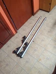 Amazon Basics Cross Rail Roof Rack, 52 Inches, Fits Up To 46" Spans Between Rais. Fixed Price $21.99.