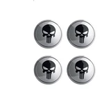 4 Pcs Car Wheel Center Hub Cover, Metal Skull Caps Sti.... Fixed Price $33.75.