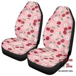 Pink Print Universal Fit Front Car Seat Cover For Women Girls Stain Cherry. Fixed Price $41.27.