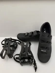 Vibrelli Womens 8 Cycling Shoes Indoor Spin Exercise Road Bike + Fitness Pedals. Fixed Price $79.99.