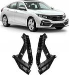 Pair Headlight Bracket Compatible With 2016-2021 Honda Civic Replacement For 711. Fixed Price $33.89.