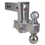 Trimax TRZ6ALHD 6" Adjustable Heavy Duty Drop Hitch Dual Balls. Fixed Price $367.73.