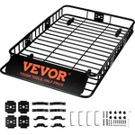 Vevor 64"X39"X6" Roof Rack Cargo Basket Luggage Carrier With Extension 200 Lbs. Fixed Price $152.99.