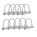 10 Pcs, Hitch Pin Wire Lock Safety Coupler 1/4" X 2-3/4"FOR Farm Lawn.... Fixed Price $10.60.