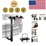 2-BIKE Hitch Mount Rack With Anti-rattle Design Perfect For Family Adventures. Fixed Price $127.99.