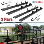 Elitewill 2 Pairs 3-PLACE Weeder Trimmer Rack Holder For Open Landscape Trailer. Fixed Price $179.99.