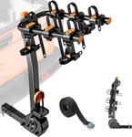 Heavy-duty 3-BIKE Rack For Cars & Suvs Quick Release Foldable Design. Fixed Price $333.99.