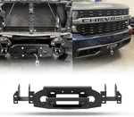 Front Hidden Winch Plate For 2019-2025 Chevy Silverado 1500, Mounting. Fixed Price $204.40.