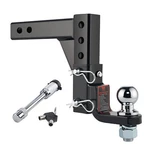 Tyt Adjustable Trailer Hitch Ball Mount, Towing 7500 Lbs, 9-1/2" Drop. Fixed Price $79.99.