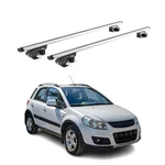 Omac Silver Raised Roof Rails Cross Bars. Fixed Price $99.99.