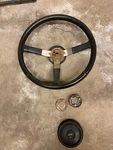 Jeep Wrangler Yj 87-95 Gray Leather Steering Wheel Horn Button Cap (051). Fixed Price $179.99.