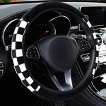 Zacoo Sports Style Soft Plush Car Steering Wheel Covers Universal No Fixed Inner. Fixed Price $8.79.