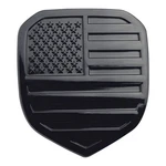 Zhizhong Front Grille Emblem, American Flag Badge Compatible With Matte Black. Fixed Price $34.99.
