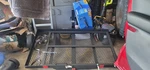 Hitch Mount Cargo Carrier 45.3 IN.X25.6 Iron Folding Rack. Fixed Price $170.00.
