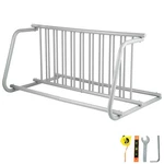 10-BIKE Standing Rack Dual-side Powder-coated Galvanized Steel 63X38X29IN. Fixed Price $169.89.