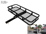 Armordillo 7167513 20"X58" Basket Cargo Carrier W Folding Shank For 2" Receiver. Fixed Price $189.00.