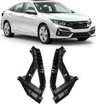 Pair Headlight Bracket Compatible With 2016-2021 Honda Civic Replacement For 711. Fixed Price $26.11.