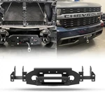 Front Hidden Winch Plate For 2019-2025 Chevy Silverado 1500, Mounting. Fixed Price $215.14.