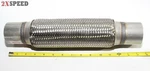 Piping Connector 2.25" 14" Overall Length W/10" Double Braided Ss Flex Pipe. Fixed Price $20.90.