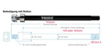 Thule Axle Adapter For Shimano E-thru M12 1.5 159 Ode.... Fixed Price $76.16.