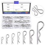 Glarks 110PCS 304 Stainless Steel Hairpin Clips Kit 7 Size Cotter Pins.... Fixed Price $16.03.