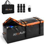Alltoauto 25 Waterproof Cargo Bag For Hitch Ft, Black & Orange. Fixed Price $94.19.