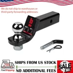 Brok 2-IN Drop Shank Ball, Pin Clip Starter Kit, Durable Welded Steel, New. Fixed Price $49.69.