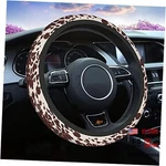 Swono Cow Skin Steering Wheel Cover For Women Animal Fur Horse Cattle. Fixed Price $15.94.