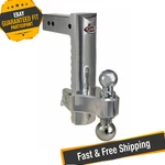 Trimax TRZ12ALHD 12" Adjustable Drop Hitch Kit W/dual Ball For 2.5" Receivers. Fixed Price $451.53.