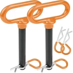 Wellmax 2-PACK 5/8" 4-1/2" Steel Hitch With 4PCS 3" R Clip, Clevis Pin.... Fixed Price $15.95.