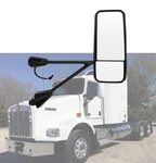 Door Mirror Assembly For Kenworth T660,BLACK Rear View Heated & Motorized. Fixed Price $180.00.