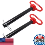 Yugtcen 3/4" X 6-1/2" Tractor Towing Hitch Pin W/ Clip & Red Handle, Pcs. Fixed Price $46.53.