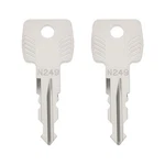 Briny River 2PCS Rear Carrier Roof Boxes Keys Compatible N249, Sliver. Fixed Price $14.09.