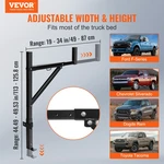 250LB Steel Truck Rack 19-34" Extendable, 38.6-43.6" Height Kayak/lumber. Fixed Price $123.99.