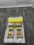 (qty 2) Progrip 340720 Ratchet Tie-down Strap J Hook 1-1/2" X 15' 1,333 Lbs. Fixed Price $21.99.