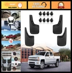 Mud Flaps Splash Guards For Silverado 1500/2500/3500 (2014-2019) No Fender. Fixed Price $33.99.