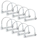 10 Pcs Safety Coupler Pin Pto Shaft Locking 1/4 Hitch Round W.... Fixed Price $17.09.