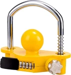 Yellow Trailer Hitch With Combination Lock, Fit 1-7/8", 2", 2-5/16" Coup.... Fixed Price $34.32.